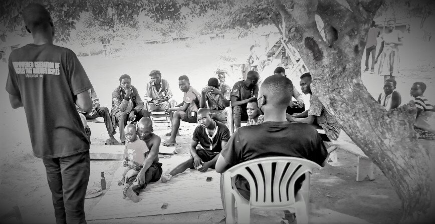 Young women and men only community dialogue