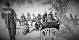 Young women and men only community dialogue