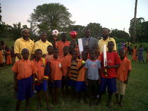 Shashamane team donates sporting equipment