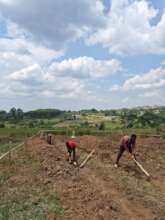 communty digging the classroom trench 4 foundation