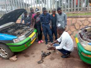 UYSTO Automative Mechanic students