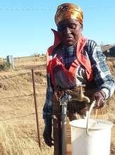 Mam' Dladla paid for her own water tap