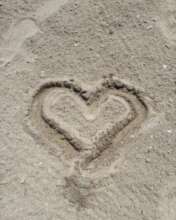 "Loving every minute" Sand Art by students