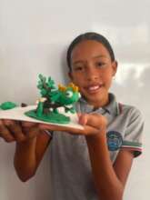 Iguana sculpture for conservation awareness!