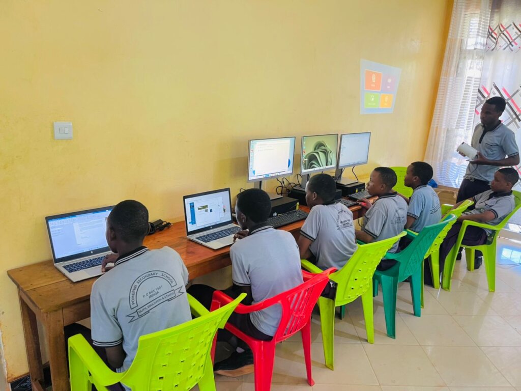 Children Learning Digital Skills