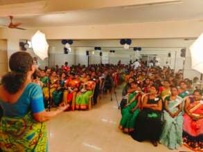Our CEO inspiring the migrant women!