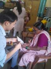 Eye test for migrant women