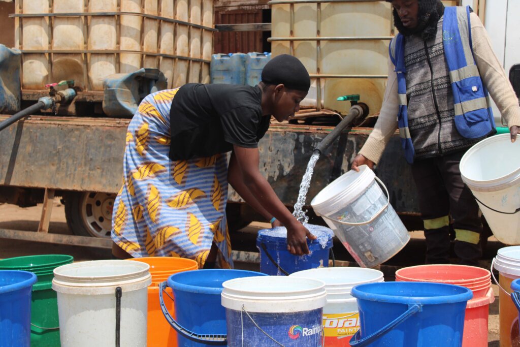 Fountain of Hope food distribution