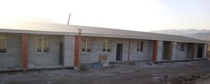 The 15 houses close to completion