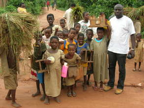 Children on the way for school