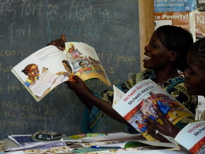 Librarian Esther teaches the latest story