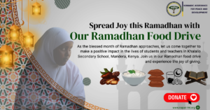 Make Ramadhan Special for Khalalio Girls Secondary