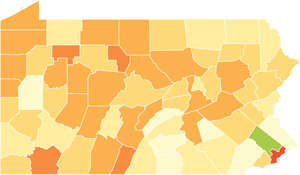 View our interactive map: www.hungerreportpa.com
