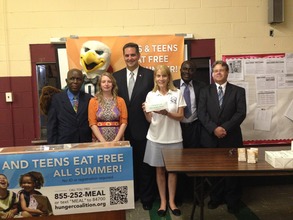 Press conference at Aquinas Center