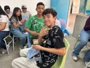 kids from the Boys and Girls Club learning Arduino