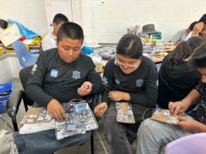 kids working with Arduino kits