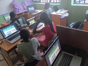 Our students from Nigeria in class
