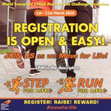 Step for Life and Run for Life challenge