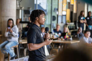 Student Leaders Give Speeches about First Passport