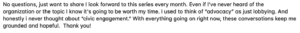 Post-webinar feedback