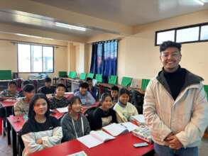 Maths class at the Children's Home