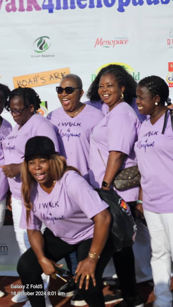 I walk for menopause 2025