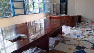 Inside City Hall, Ravaged By the Attack