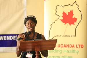 Medical practitioner at CPAR Uganda TB Workshop