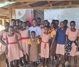 Girls in a special group photo