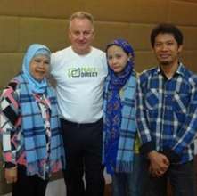 Lord Jack with Mariam, Ganie and Hafsa