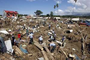 The devastation caused by flashflooding