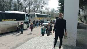 Evacuation of families with children
