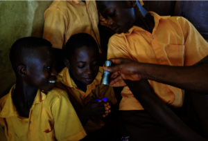 UV Lights Session with the kids