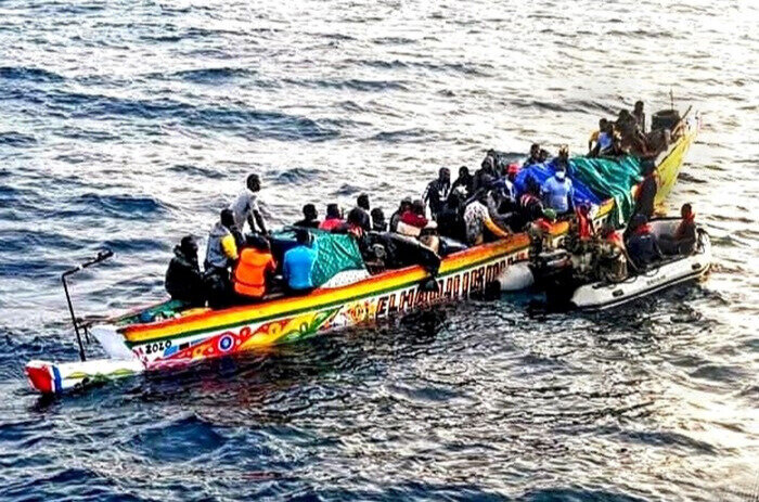 Senegalese risking lives to Europe by canoe