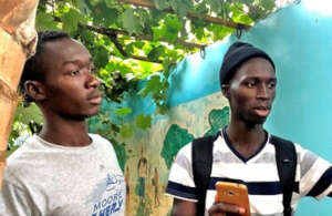 Sulayman and Tijan leaving for Gambia school 2019