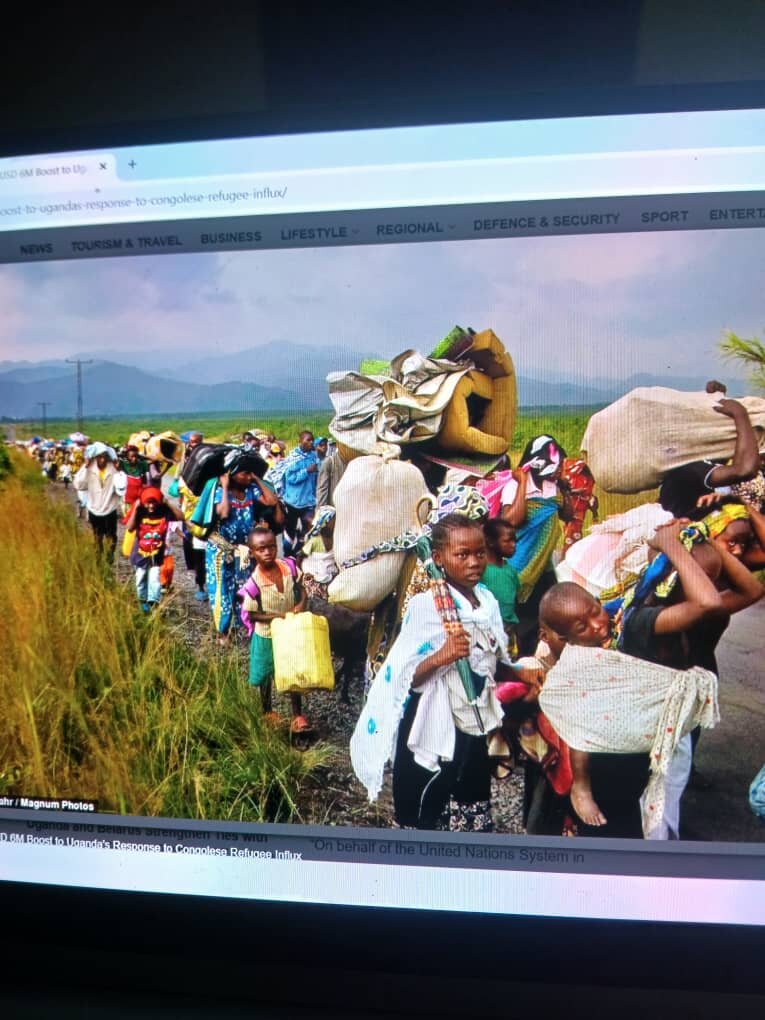 PROVIDING  SHELTER AND FOOD TO   REFUGEES FROM DRC