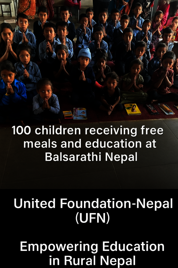 Education & Meals for Needy Children in Nepal