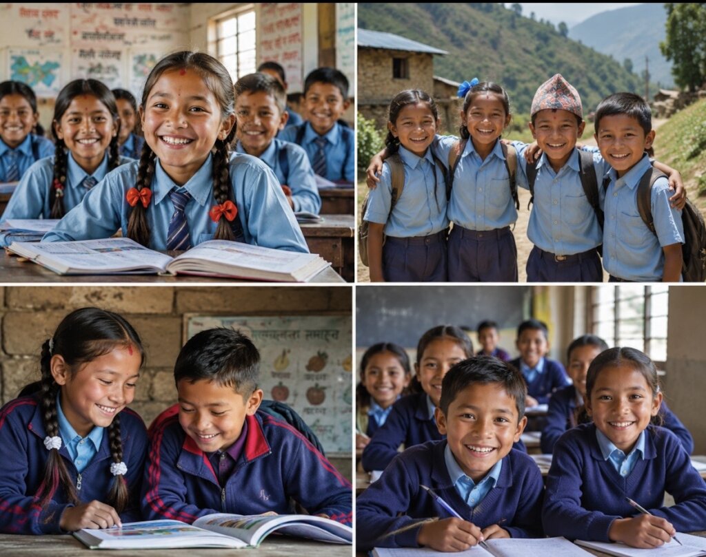 Education & Meals for Needy Children in Nepal
