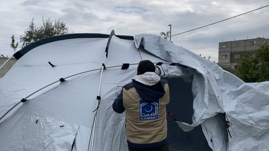 Alkhidmat Shelter Hope Camp Gaza