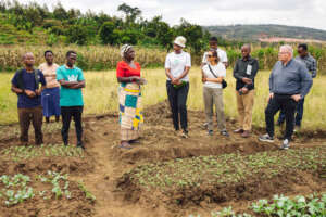 Visiting Micheline's field