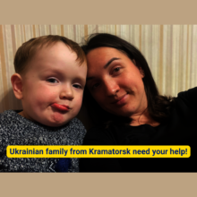 Ukrainian family from Kramatorsk need your help!