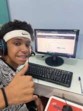 Training for teens at Renato Rodrigues