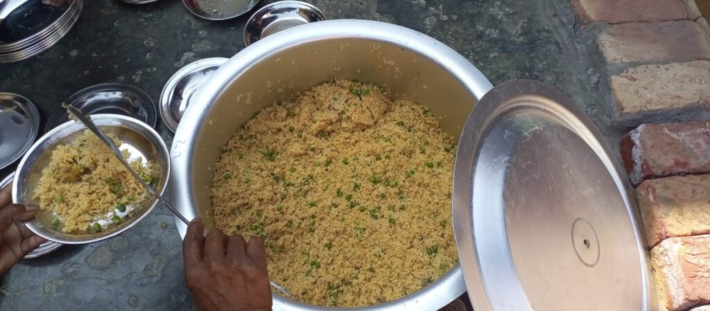 Food for homeless and poor people