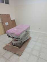 The newly delivered birthing bed