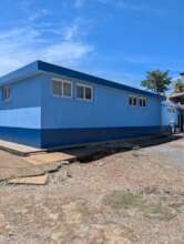 Freshly painted exterior of the birthing rooms