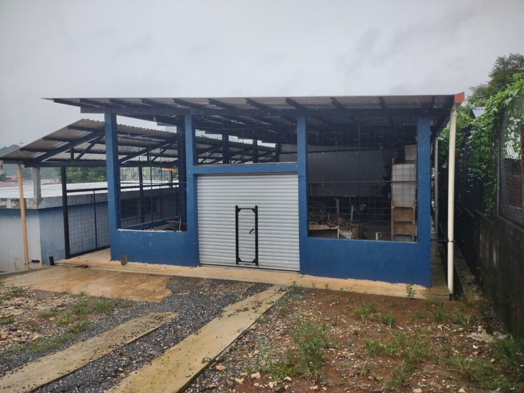 New storage building on site