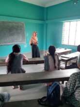 Afsana inspiring current pupils