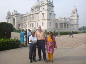 Alindra, Agnes N and DS, Victoria Memorial Kolkata