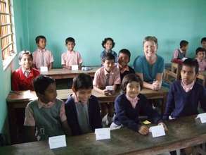 In the classroom with Tess