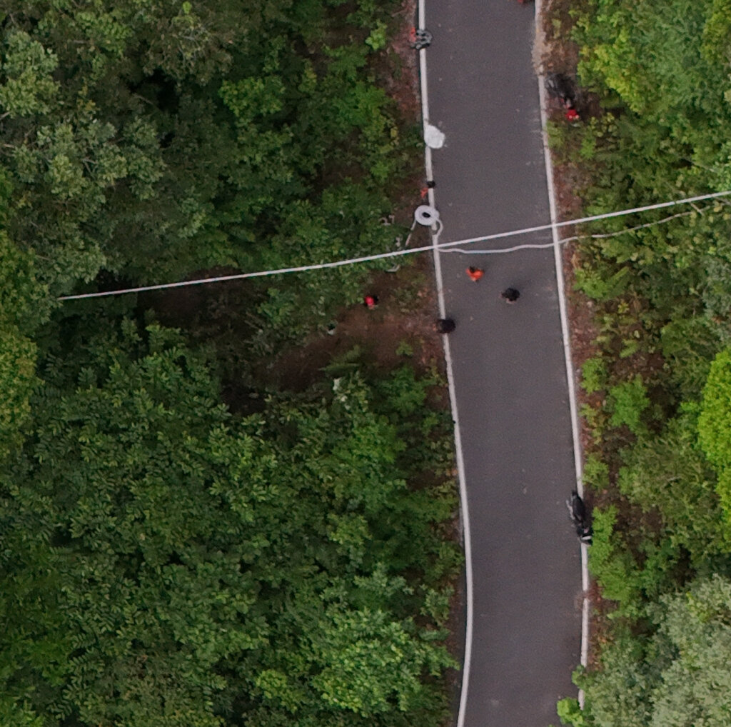 The bridge from above